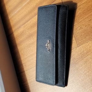 Long Coach Wallet Navy Blue